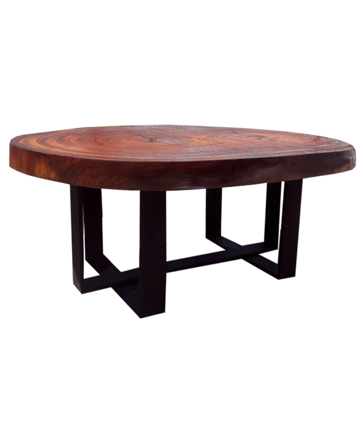  CMFTGDS Mesa de centro con patas de madera, mesa